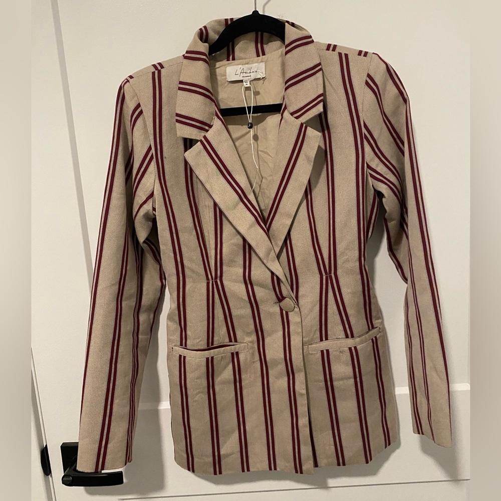 Striped blazer